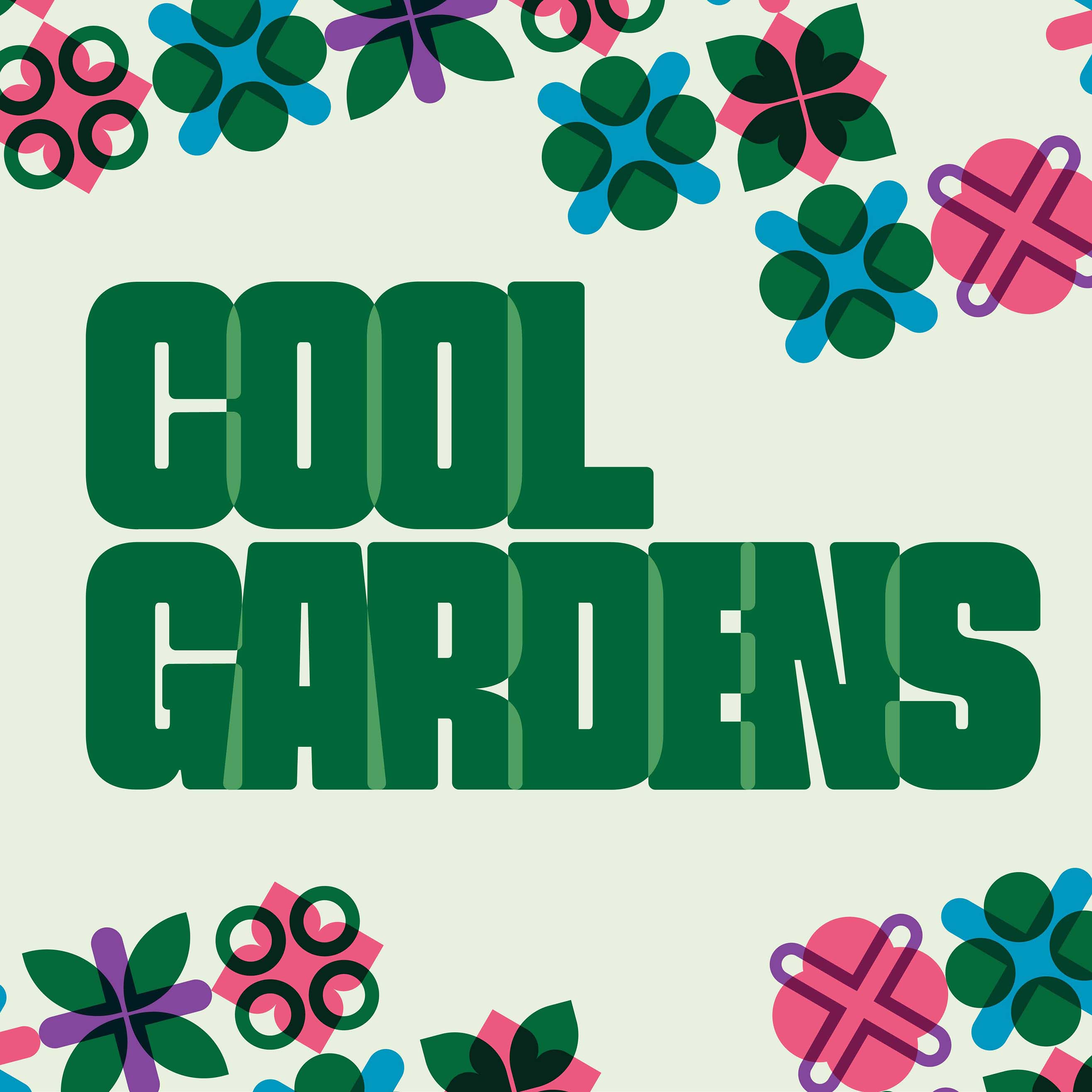 Logo for the Leaf's Cool Gardens event