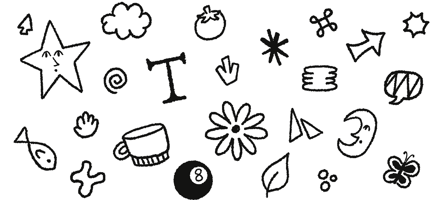 Illustration of various objects moving around